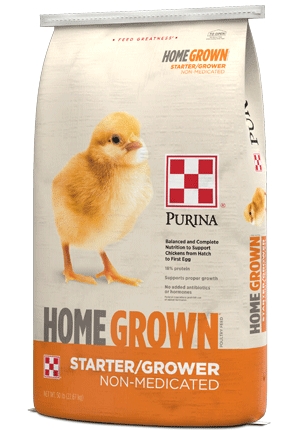 Home Grown Stater-Grower Feed package right side view