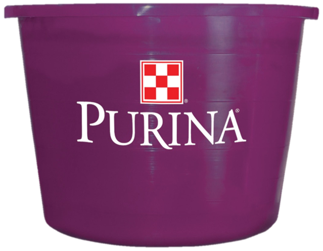 Purple Purina Accuration Sheep and Goat Hi-Fat Block tub Tub