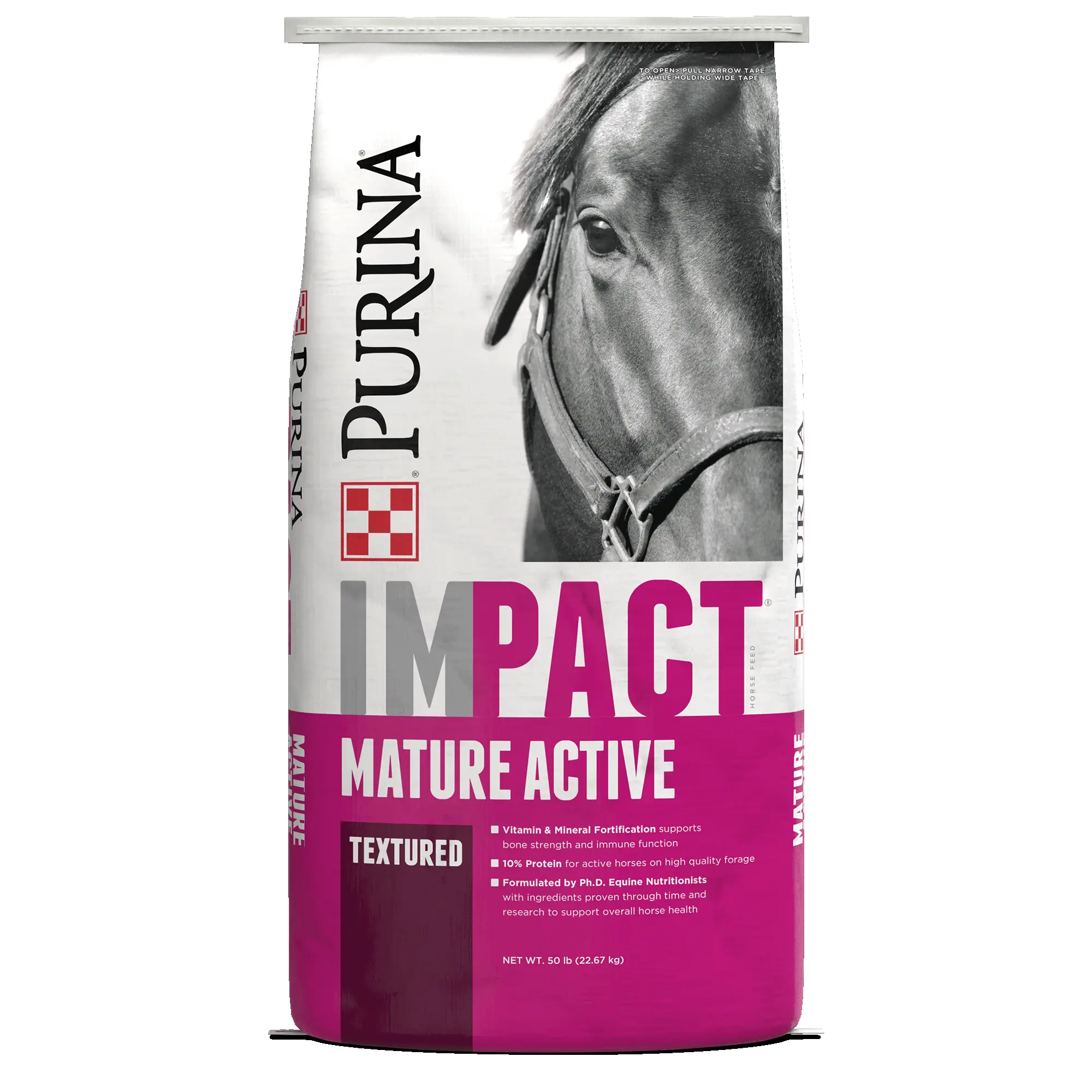 Impact Mature Active Horse Feed for horses at maintenance through moderate activity