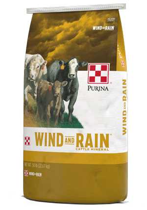 Image of Purina® Wind and Rain® Storm® Fly Control cattle feed bag