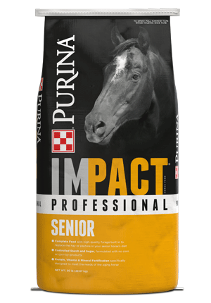 Impact® Professional Senior Horse Feed front facing