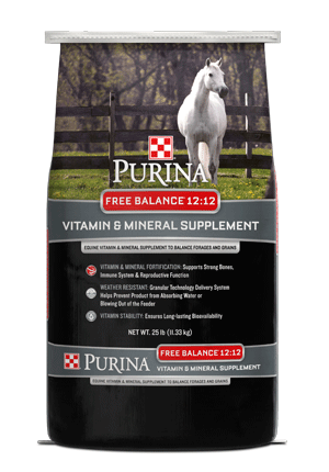 Image of Free Balance® 12:12 Vitamin and Mineral Supplement horse feed bag front facing