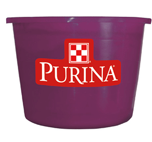 Purple Purina Accuration Sheep and Goat Hi-Fat Block tub Tub