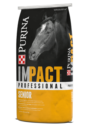 Impact® Professional Senior Horse Feed right facing