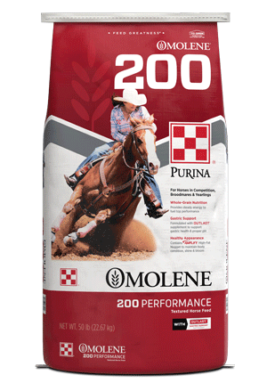 Image of Omolene #200® Performance horse feed bag front facing