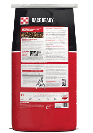 Race Ready® horse feed bag back facing