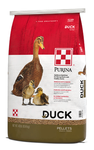 Purina® Duck Feed package right view