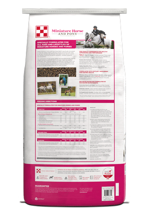 Image of Miniature Horse and Pony feed bags back facing