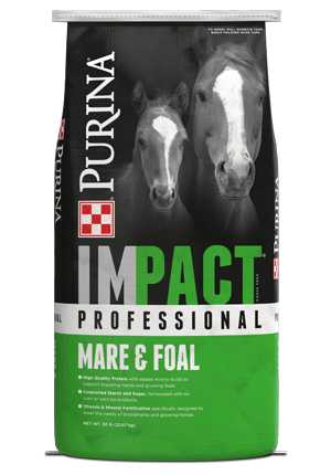 Impact® Professional Mare & Foal Horse Feed package front facing