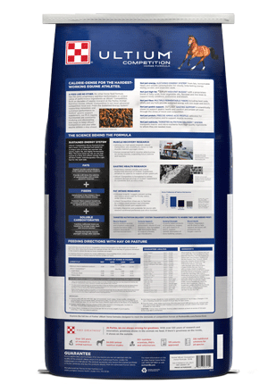 Image of back of Ultium® Competition horse feed bag