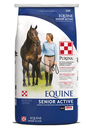 Image of Equine Senior® Active Horse Feed package front facing