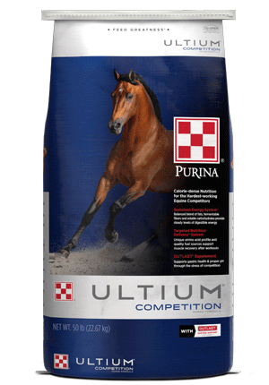 Image of front of Ultium® Competition horse feed bag 