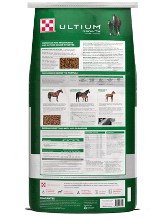 Image of Ultium® Growth horse feed bag back facing