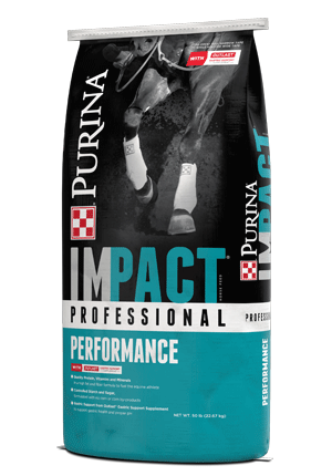  Impact® Professional Performance Horse Feed package right facing