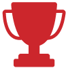 Image of red winners trophy